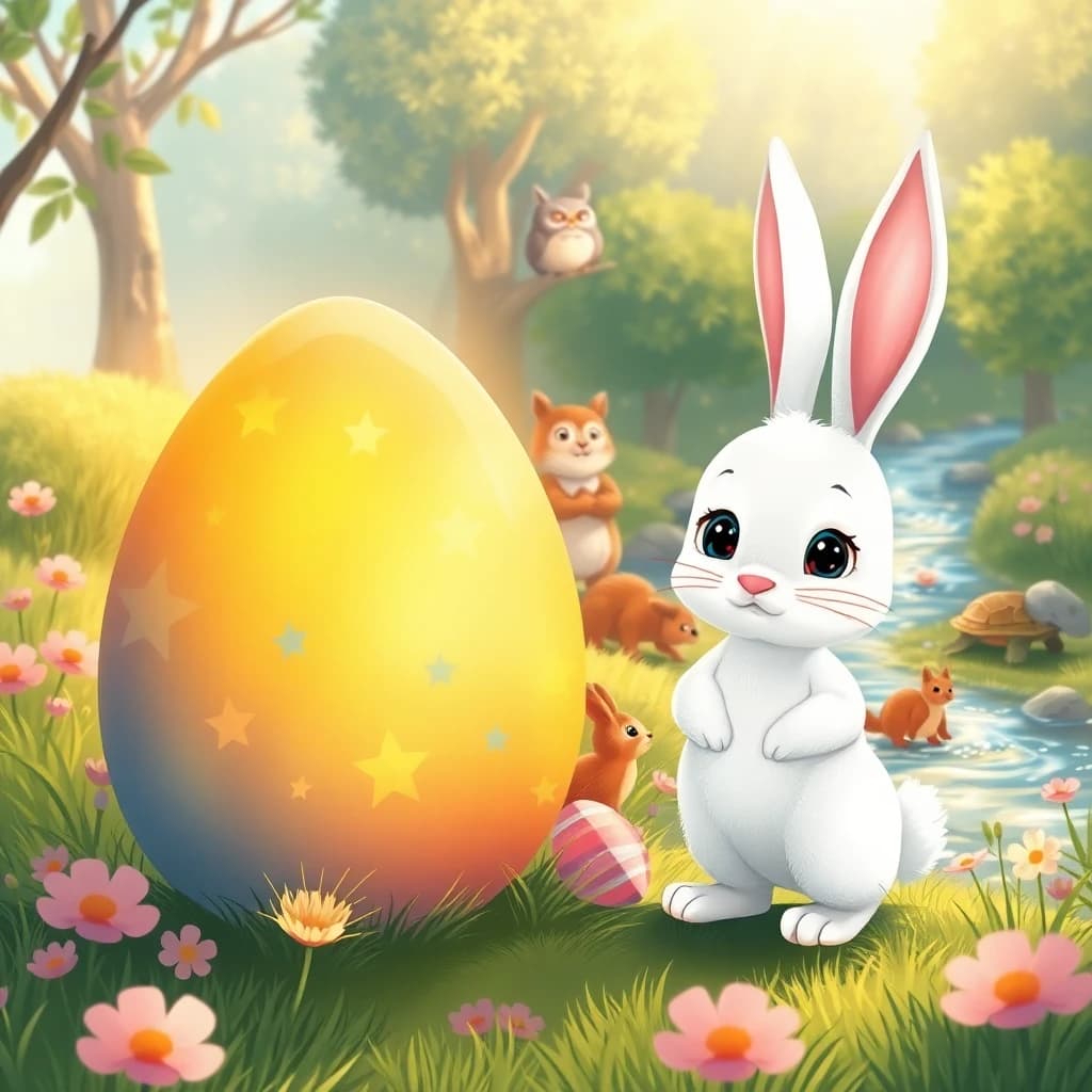 Luna the Brave Bunny and the Easter Adventure