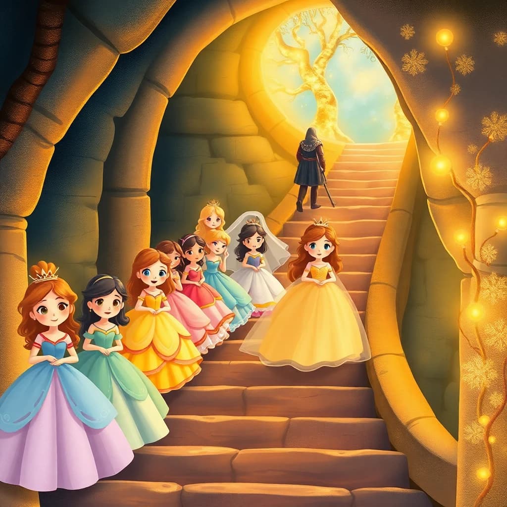 Las doce princesas bailarinas